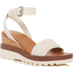 See by Chloe Leather Platform Sandal White 38/8